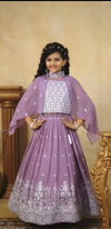 OC 157 Girls Wear Georgette Party Wear Kids Lehenga Wholesale Online
